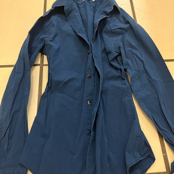 Express Blue Blouse Top - Picture 1 of 2